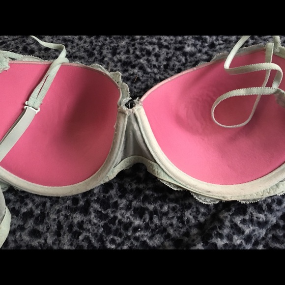 Ice Blue Lace Date Bra PINK - Picture 4 of 4